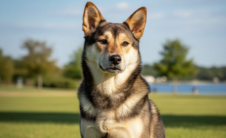 柴犬とラブラドールのミックス